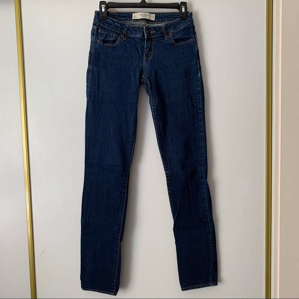 Dark Wash Abercrombie & Fitch Skinny Jeans